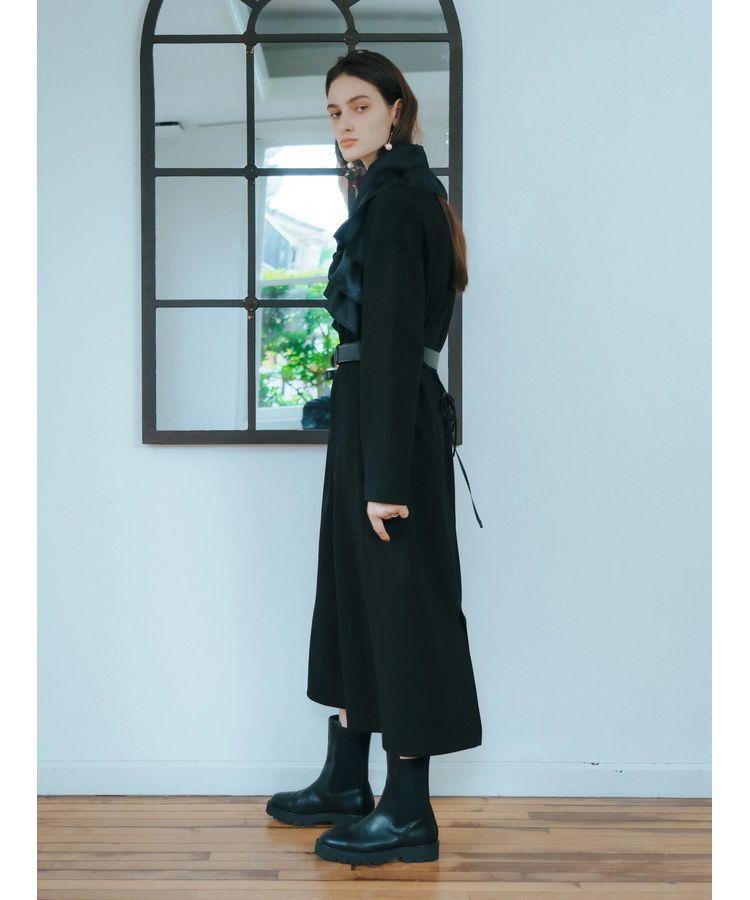 YECCA VECCA「【CLASSY.掲載】サイドゴアミドル丈ブーツ」|ショートブーツ|