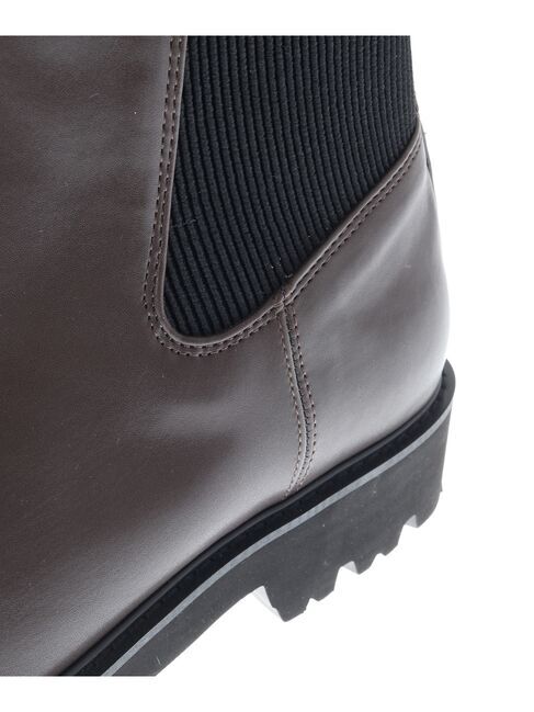 YECCA VECCA「【CLASSY.掲載】サイドゴアミドル丈ブーツ」|ショートブーツ|