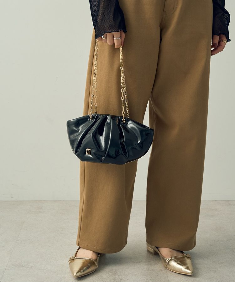 YECCA VECCA「【LE VERNIS】Momo mini bag」|ハンドバッグ|