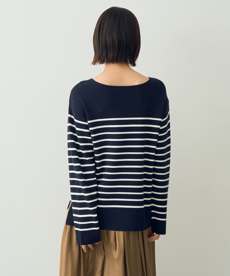 YECCA VECCA「ミラノリブ金釦ニット」|ニット・セーター|