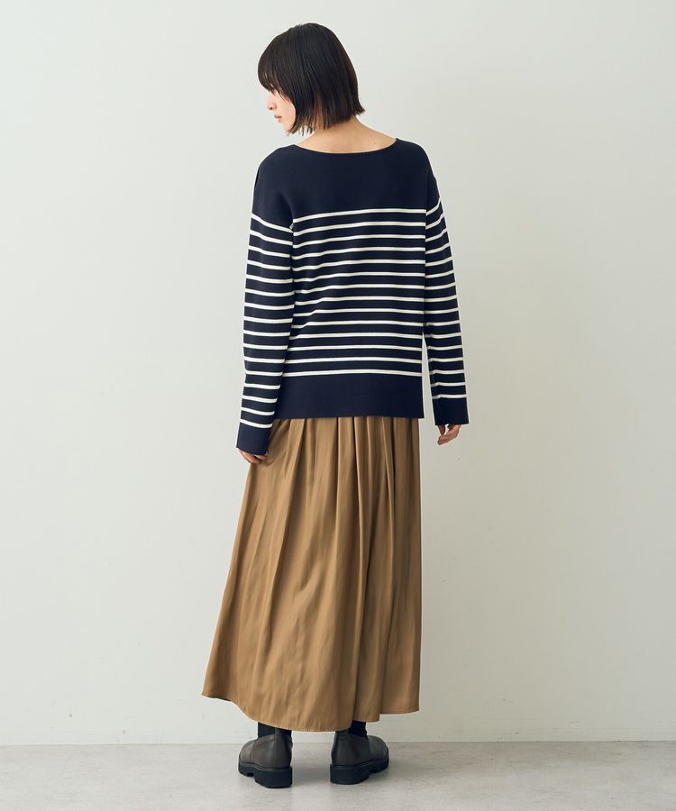 YECCA VECCA「ミラノリブ金釦ニット」|ニット・セーター|