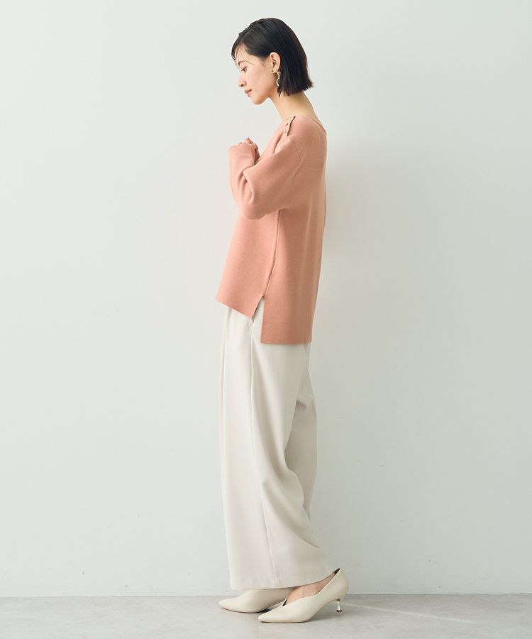 YECCA VECCA「ミラノリブ金釦ニット」|ニット・セーター|