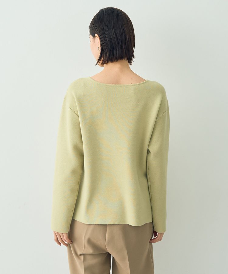 YECCA VECCA「ミラノリブ金釦ニット」|ニット・セーター|