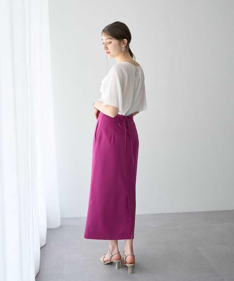 YECCA VECCA「ラッフルシアーブラウス」|シャツ・ブラウス|