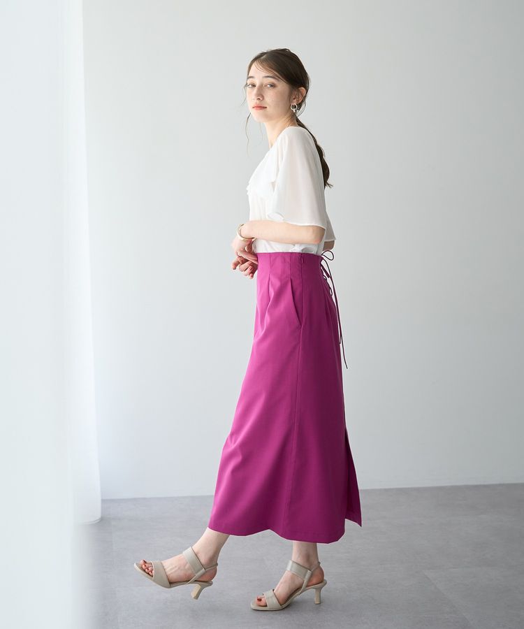 YECCA VECCA「ラッフルシアーブラウス」|シャツ・ブラウス|