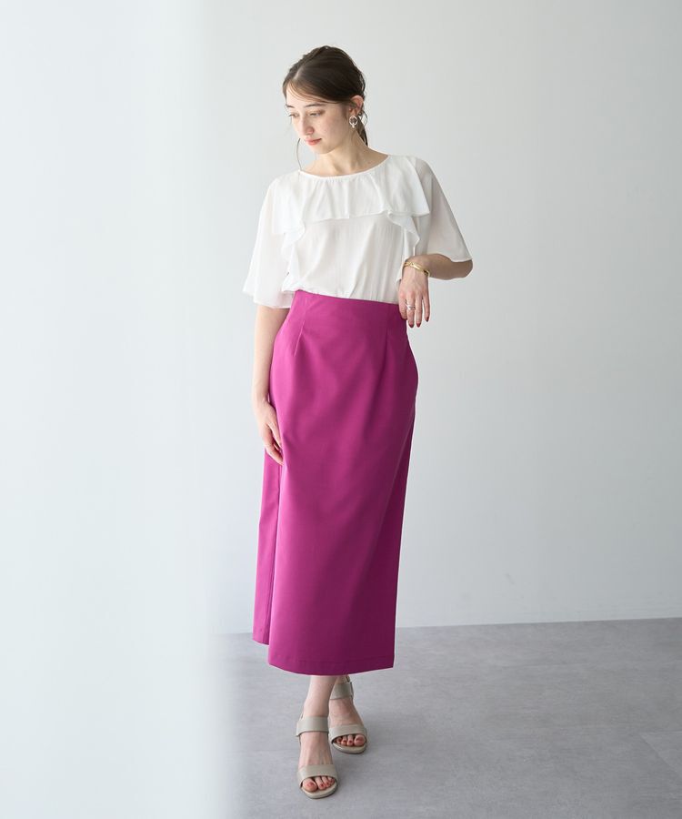 YECCA VECCA「ラッフルシアーブラウス」|シャツ・ブラウス|