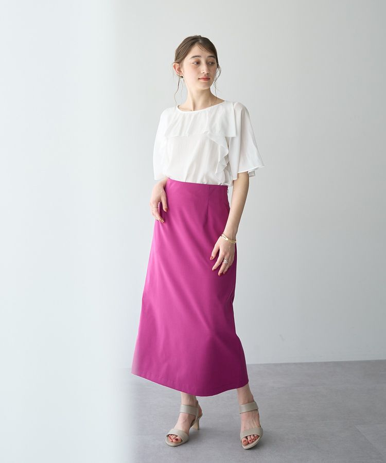 YECCA VECCA「ラッフルシアーブラウス」|シャツ・ブラウス|