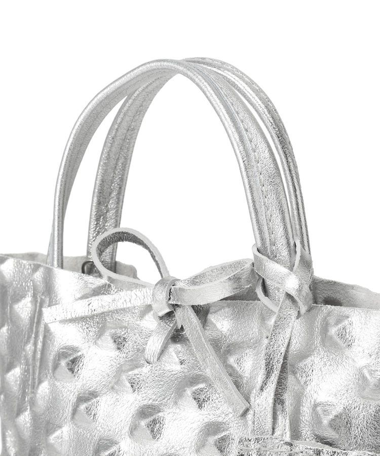 YECCA VECCA「【MILLELA FIRENZE】エンボスメタリックトート」|トートバッグ|