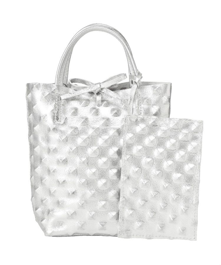 YECCA VECCA「【MILLELA FIRENZE】エンボスメタリックトート」|トートバッグ|