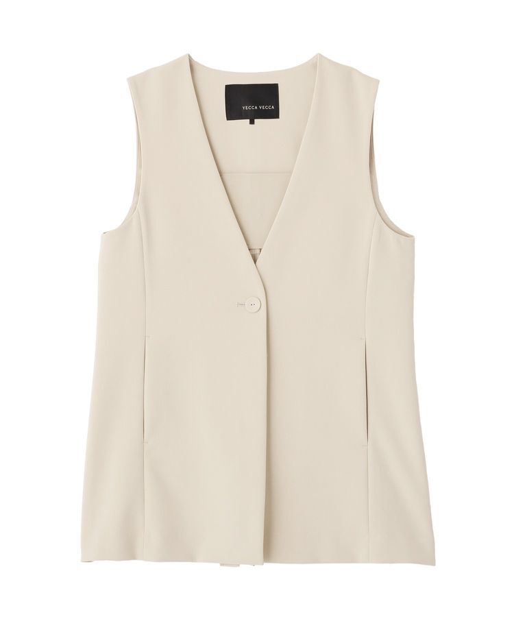 YECCA VECCA「ノーカラージレ」|ベスト・ジレ|