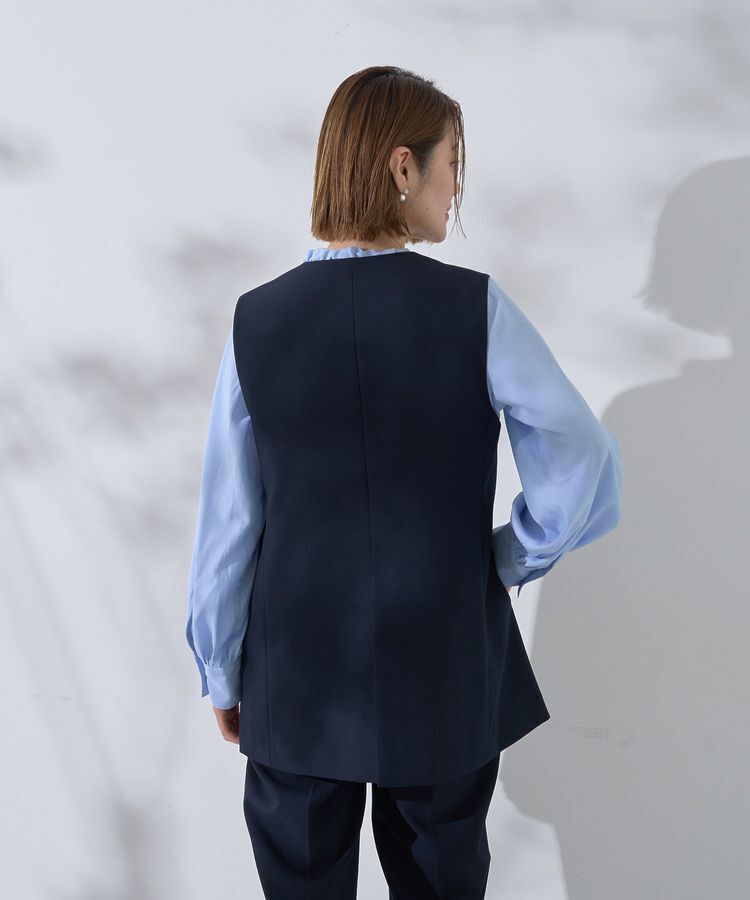 YECCA VECCA「ノーカラージレ」|ベスト・ジレ|