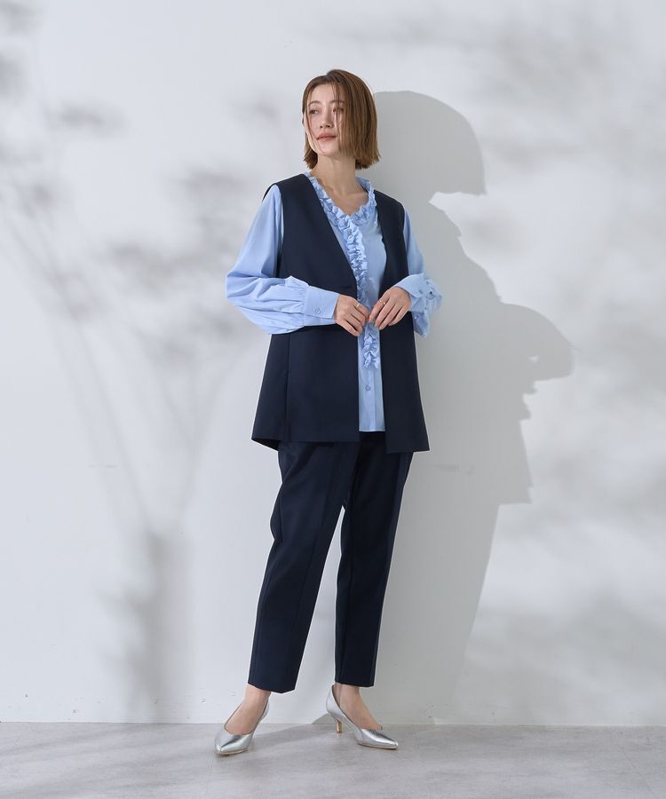 YECCA VECCA「ノーカラージレ」|ベスト・ジレ|