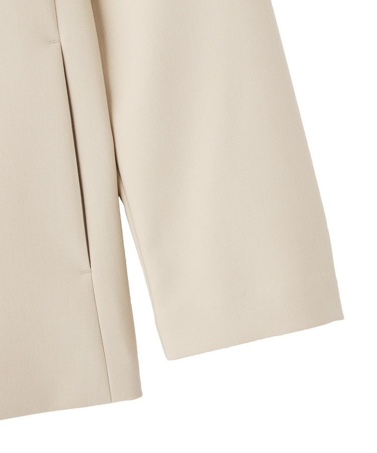YECCA VECCA「ストレッチノーカラージャケット」|テーラードジャケット|