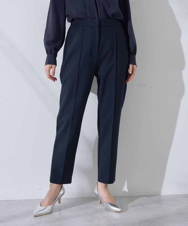 YECCA VECCA「ストレッチピンタックパンツ」|その他|Navy