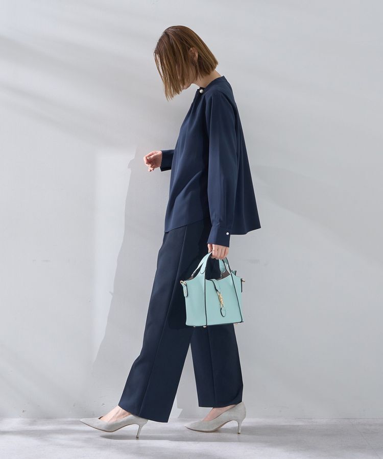 YECCA VECCA「パールタックブラウス」|シャツ・ブラウス|