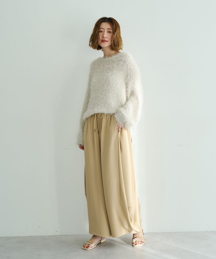 YECCA VECCA「ラメ混シャギーニット」|ニット・セーター|