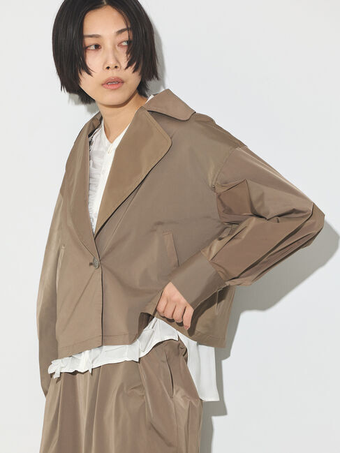 GARAGE OF GOOD CLOTHING「バックギャザーショートジャケット」|その他|Khaki