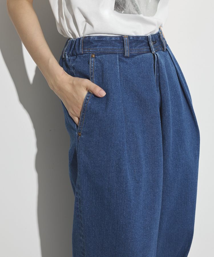 GARAGE OF GOOD CLOTHING「【lelill&times;GOGC】ワイドタックデニムパンツ」|デニム|