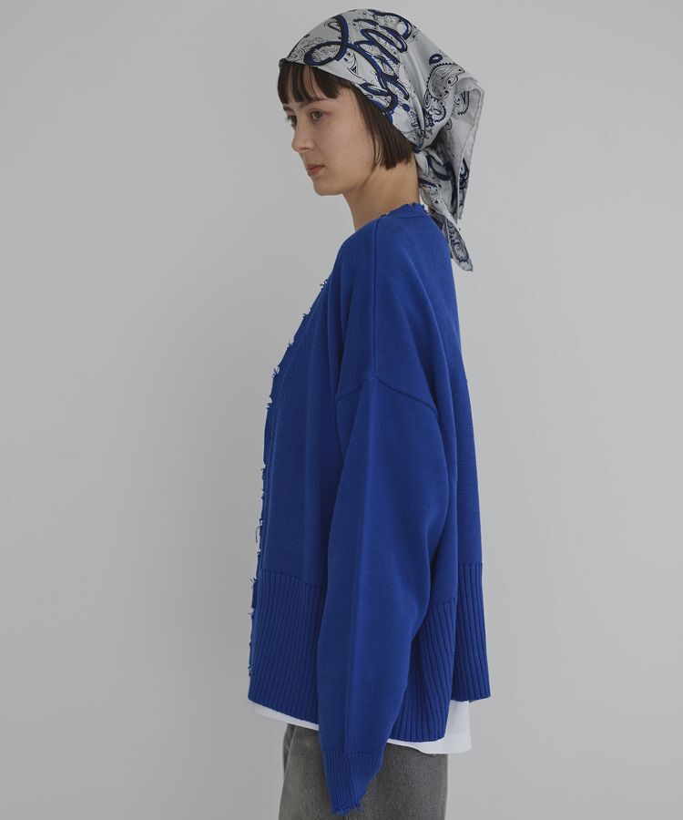 GARAGE OF GOOD CLOTHING「ダメージニットカーディガン」|カーディガン|