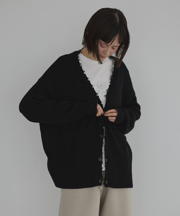 GARAGE OF GOOD CLOTHING「ダメージニットカーディガン」|カーディガン|