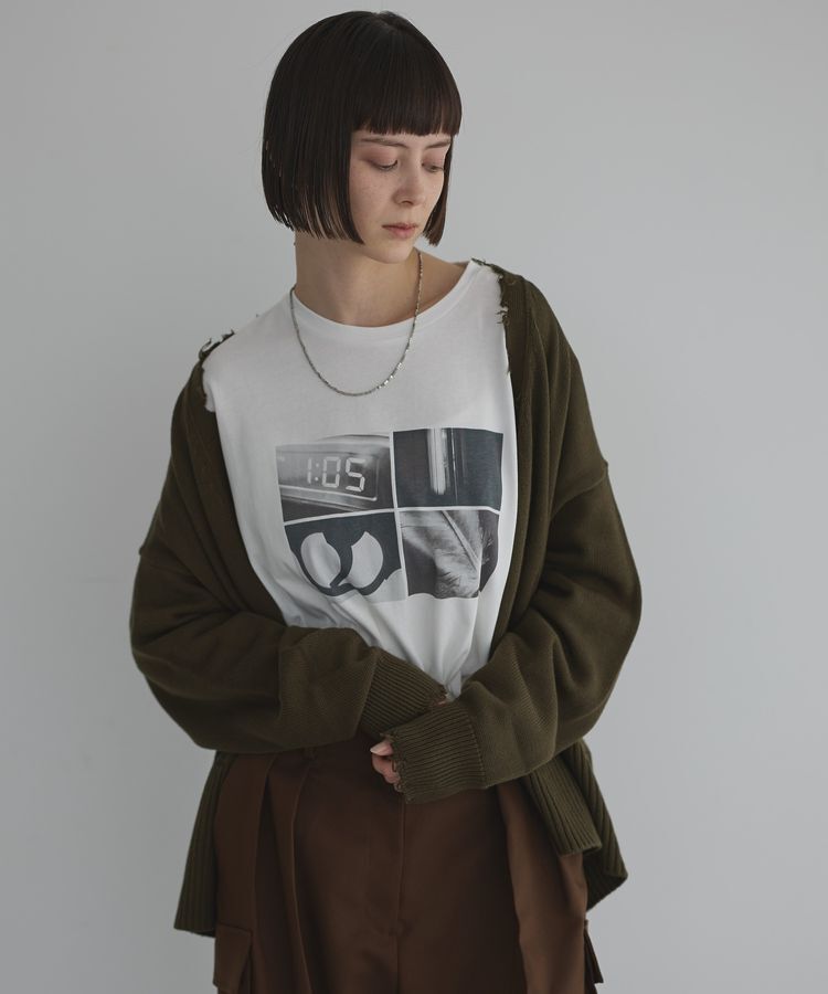 GARAGE OF GOOD CLOTHING「ダメージニットカーディガン」|カーディガン|