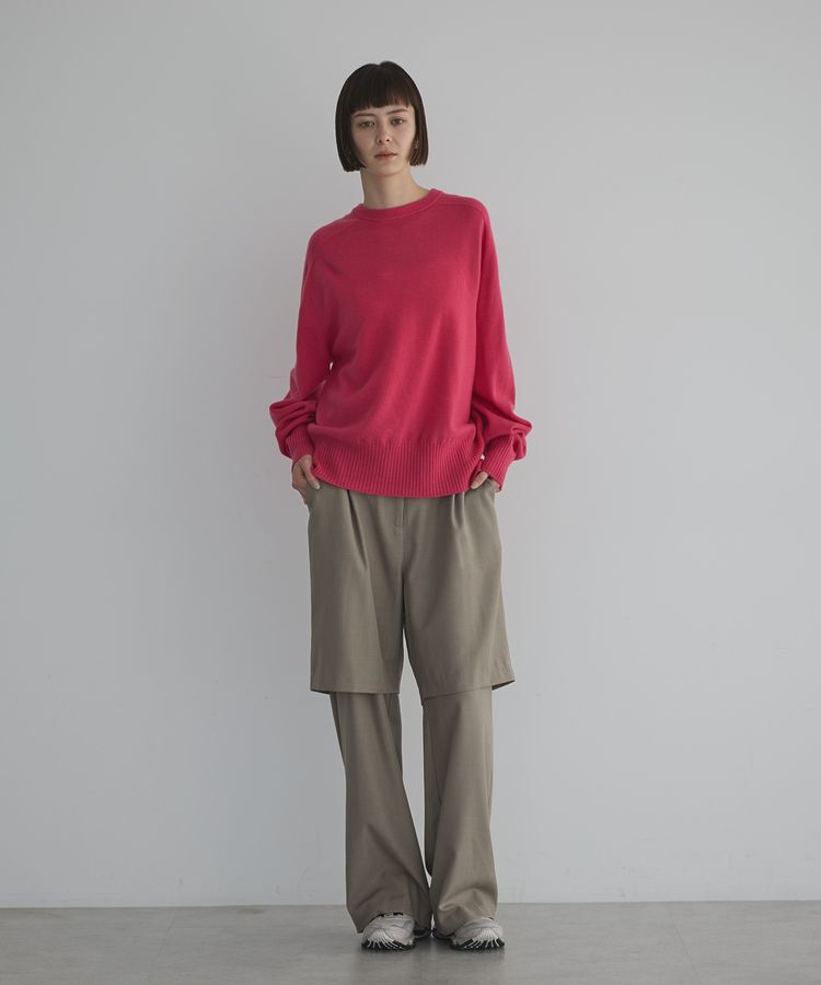 GARAGE OF GOOD CLOTHING「【日本製】ウール100%クルーネックニット」|ニット・セーター|