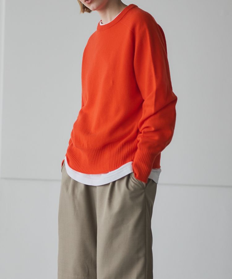 GARAGE OF GOOD CLOTHING「【日本製】ウール100%クルーネックニット」|ニット・セーター|
