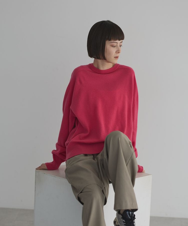 GARAGE OF GOOD CLOTHING「【日本製】ウール100%クルーネックニット」|ニット・セーター|