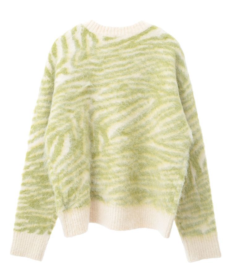 GARAGE OF GOOD CLOTHING「ゼブラニットプルオーバー」|ニット・セーター|