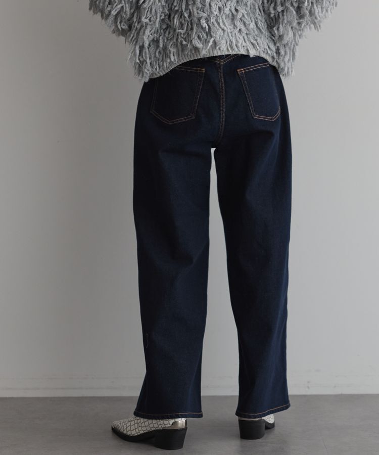 GARAGE OF GOOD CLOTHING「ハイウエストワイドデニムパンツ」|デニム|