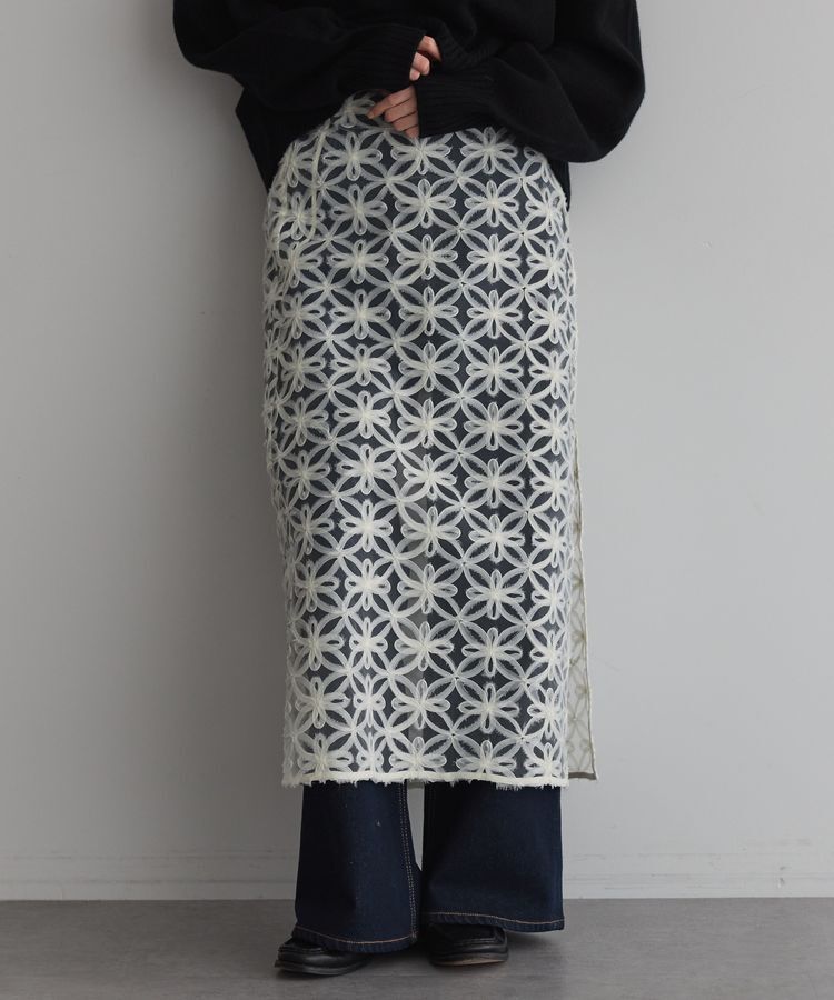 GARAGE OF GOOD CLOTHING「ハイウエストワイドデニムパンツ」|デニム|