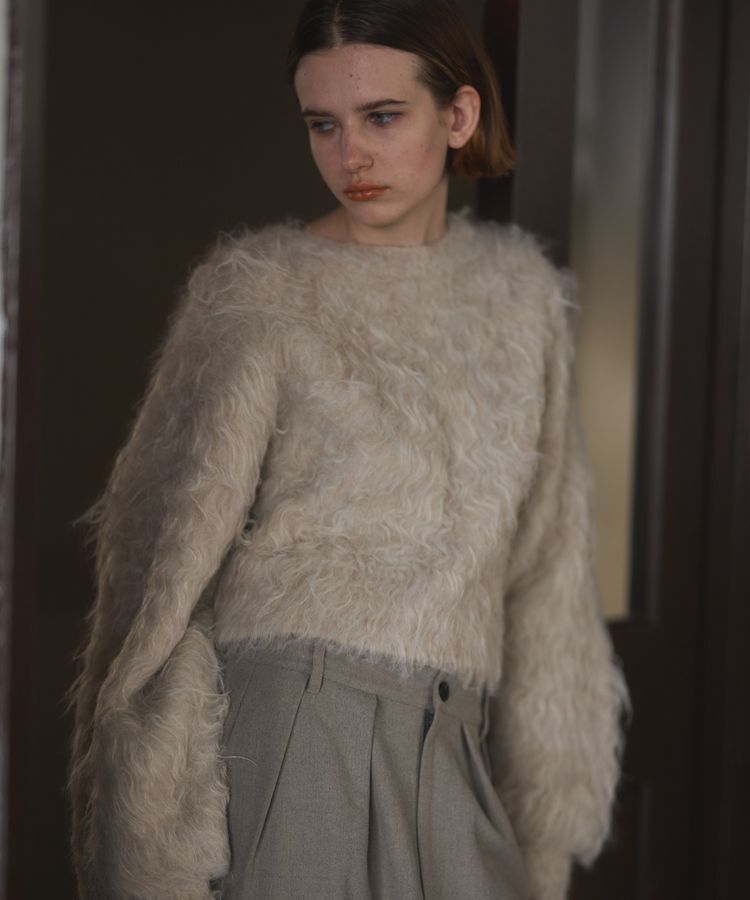 GARAGE OF GOOD CLOTHING「シャギーショートニットプルオーバー」|ニット・セーター|