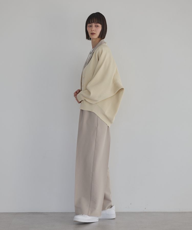 GARAGE OF GOOD CLOTHING「Vネック畔編みフォルムカーデ」|カーディガン|