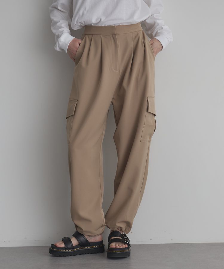 GARAGE OF GOOD CLOTHING「ツータック裾ドロストカーゴパンツ」|その他|