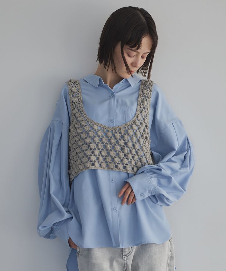 GARAGE OF GOOD CLOTHING「ハンドクロッシェビスチェ」|ベスト・ジレ|