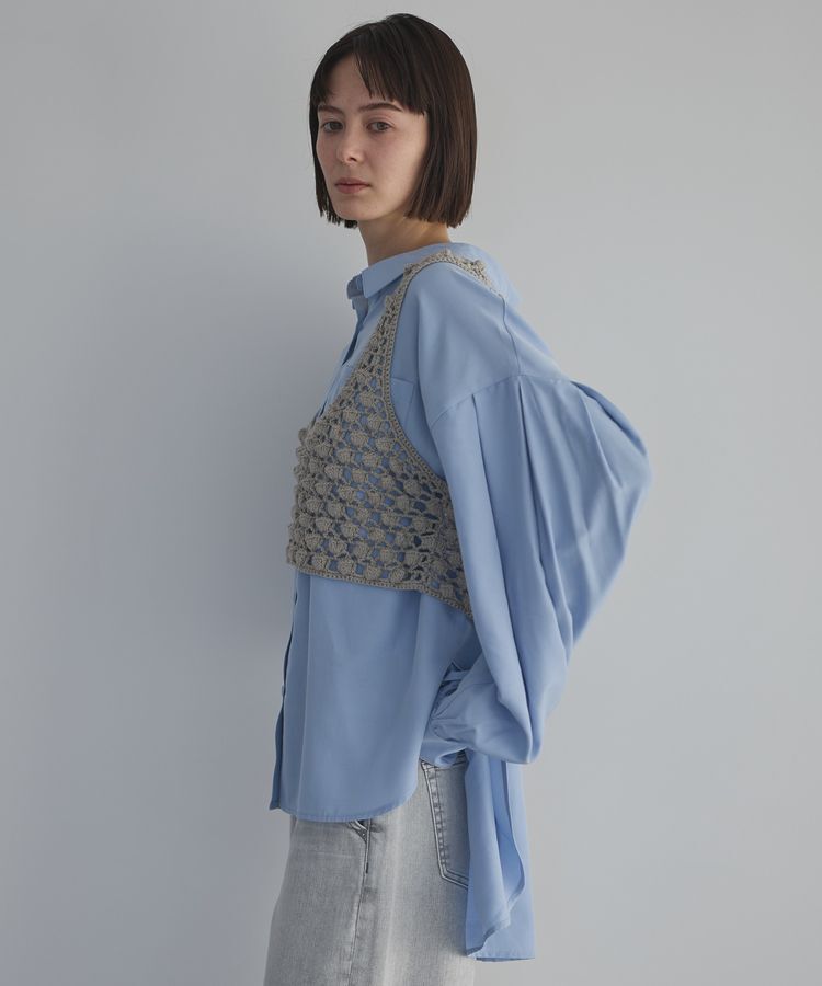 GARAGE OF GOOD CLOTHING「ハンドクロッシェビスチェ」|ベスト・ジレ|