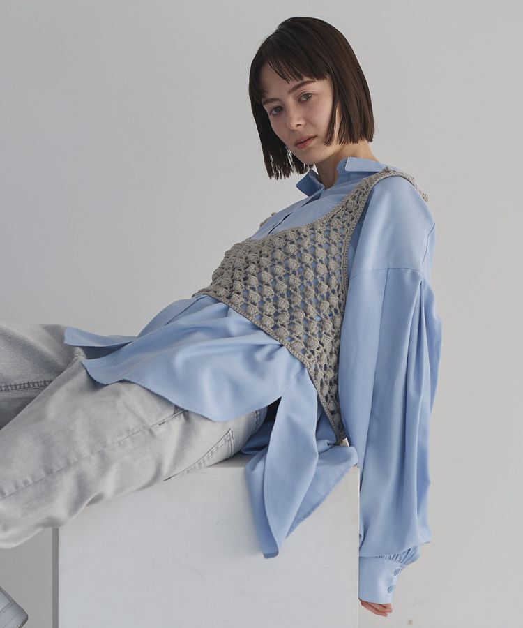 GARAGE OF GOOD CLOTHING「ハンドクロッシェビスチェ」|ベスト・ジレ|