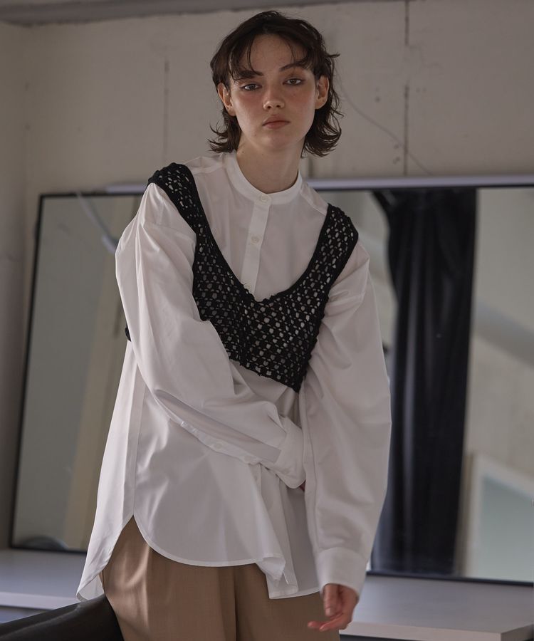 GARAGE OF GOOD CLOTHING「ハンドクロッシェビスチェ」|ベスト・ジレ|