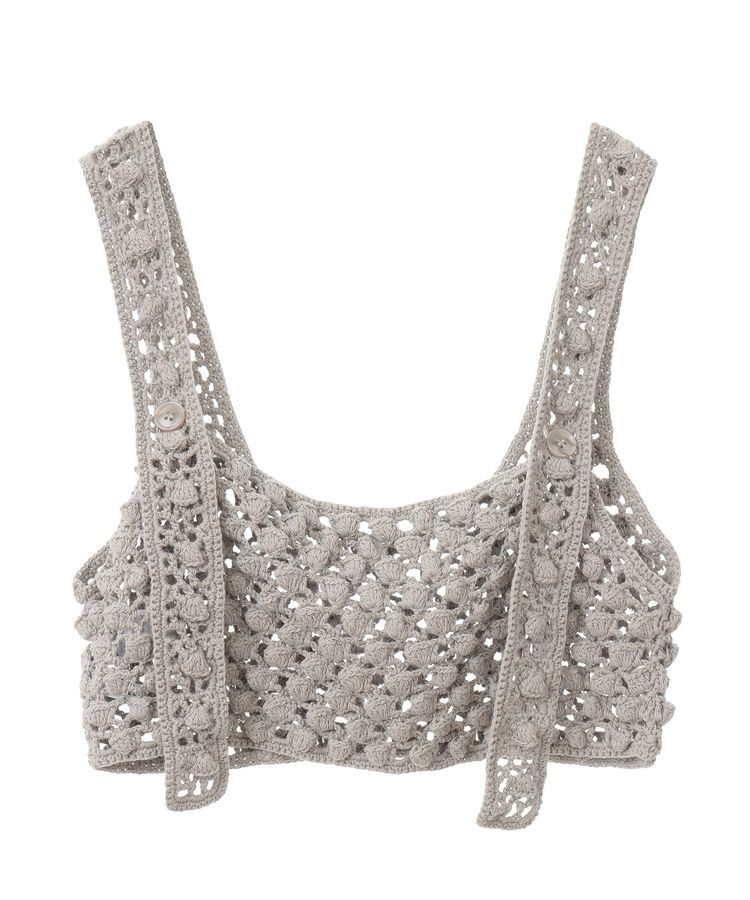 GARAGE OF GOOD CLOTHING「ハンドクロッシェビスチェ」|ベスト・ジレ|