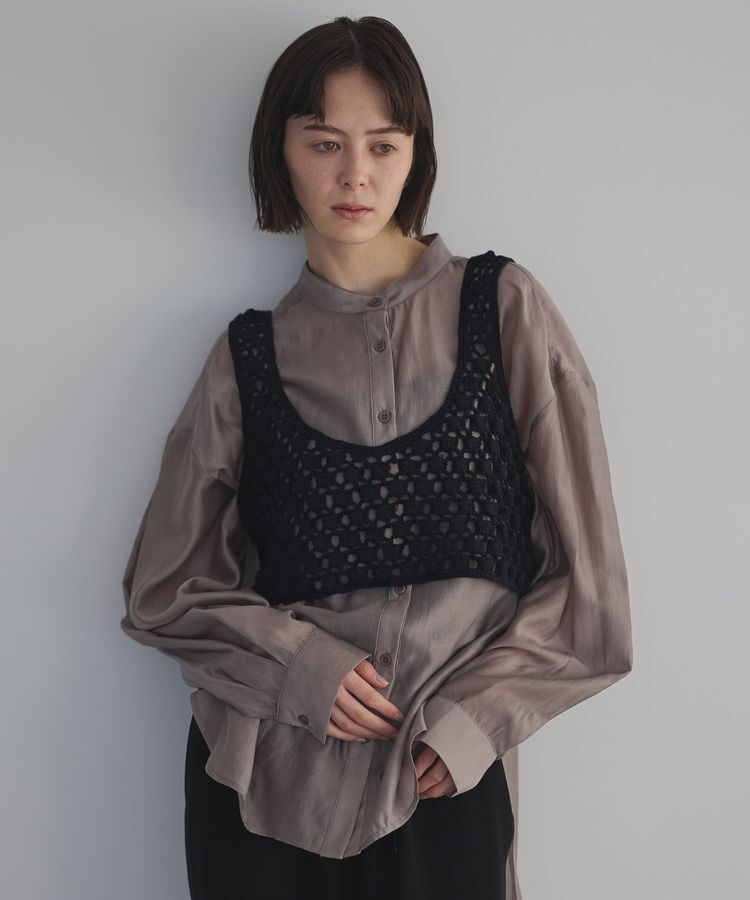 GARAGE OF GOOD CLOTHING「ハンドクロッシェビスチェ」|ベスト・ジレ|