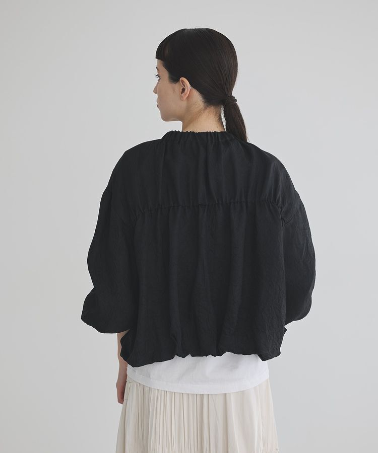 GARAGE OF GOOD CLOTHING「【日本製】フランス綾ギャザーブルゾン」|ブルゾン・スタジャン|