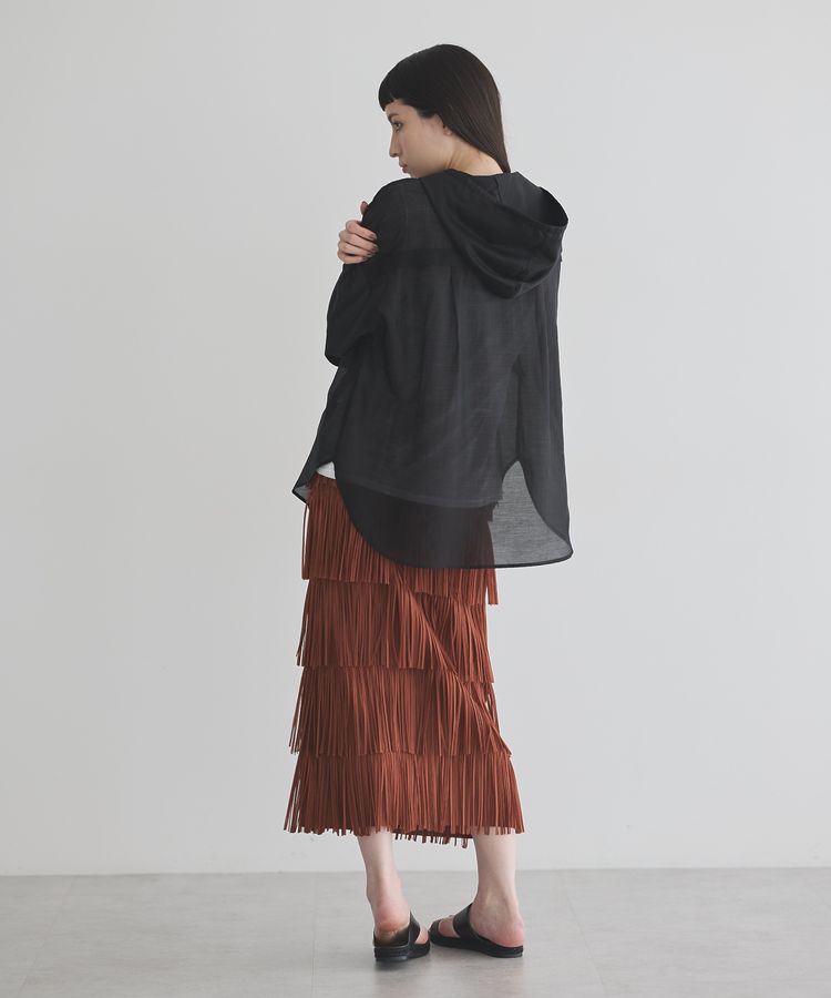 GARAGE OF GOOD CLOTHING「フリンジプリーツスカート」|スカート|