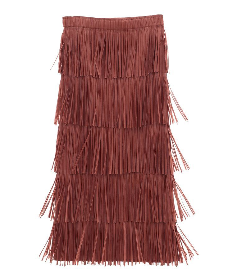 GARAGE OF GOOD CLOTHING「フリンジプリーツスカート」|スカート|