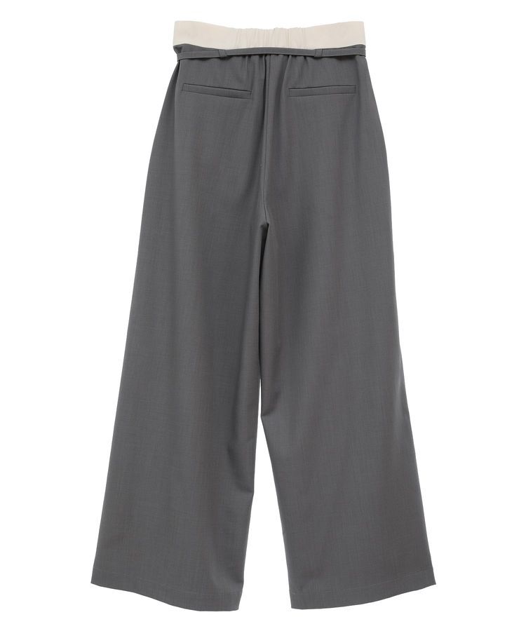 GARAGE OF GOOD CLOTHING「ベルト配色タックワイドパンツ」|その他|