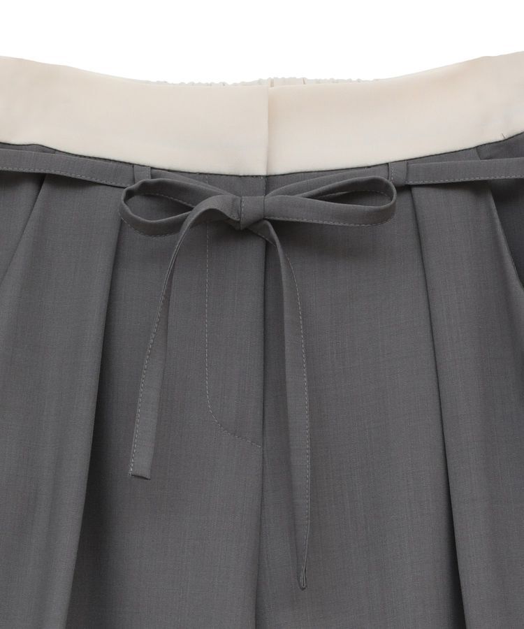 GARAGE OF GOOD CLOTHING「ベルト配色タックワイドパンツ」|その他|