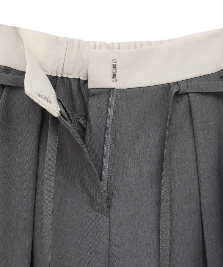 GARAGE OF GOOD CLOTHING「ベルト配色タックワイドパンツ」|その他|