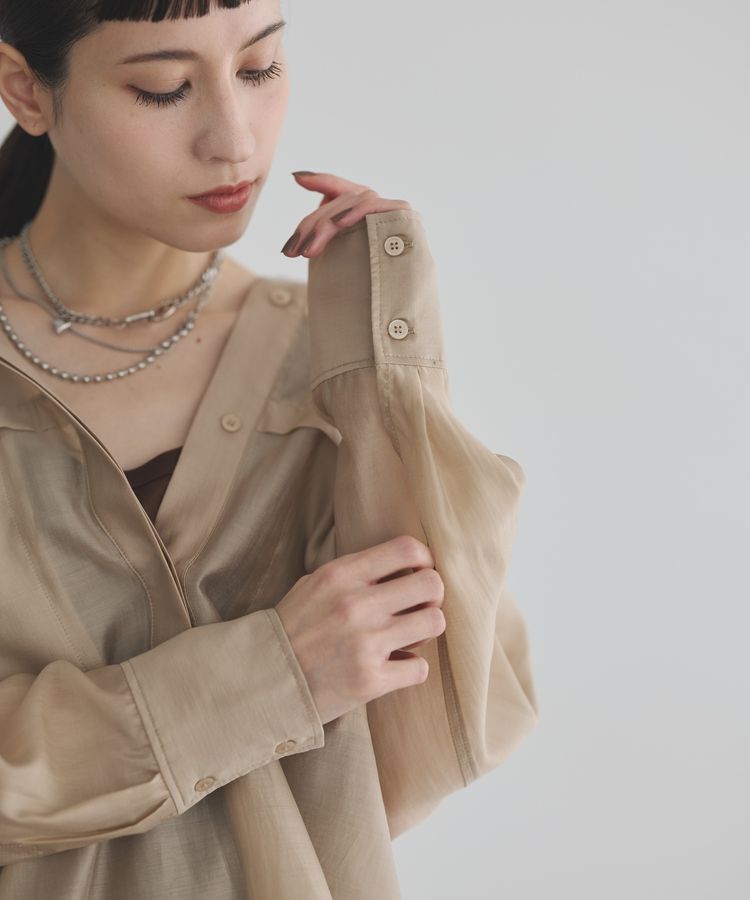 GARAGE OF GOOD CLOTHING「シアーフーディーシャツ」|シャツ・ブラウス|
