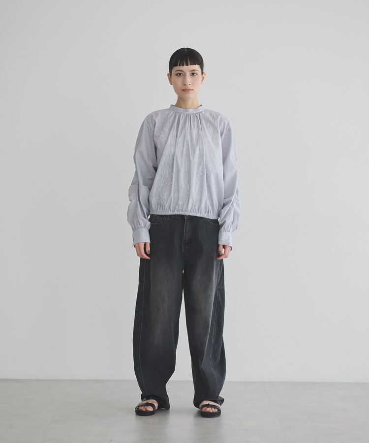 GARAGE OF GOOD CLOTHING「ストライプバックシャーリングプルオーバー」|シャツ・ブラウス|