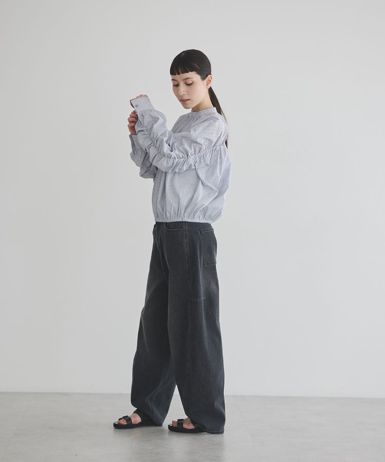 GARAGE OF GOOD CLOTHING「ストライプバックシャーリングプルオーバー」|シャツ・ブラウス|