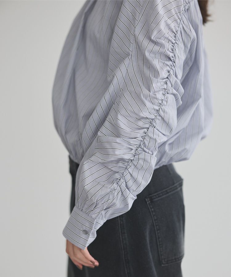 GARAGE OF GOOD CLOTHING「ストライプバックシャーリングプルオーバー」|シャツ・ブラウス|